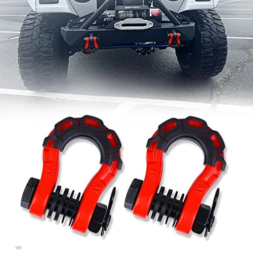 Ambull New-Shackle-Red 3/4' D Ring Shackles