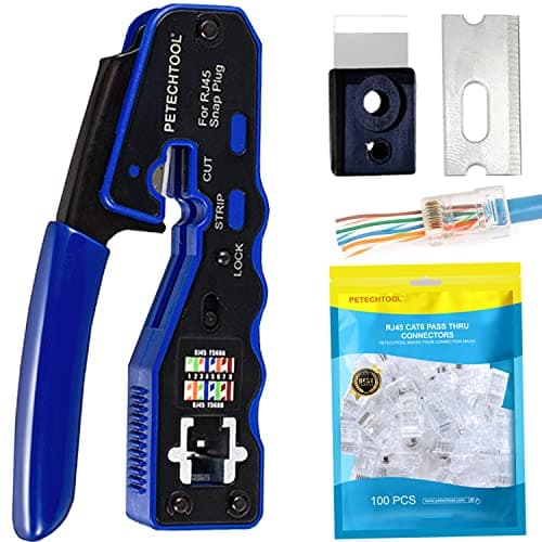 Petechtool Cat6 Crimping Tool Set