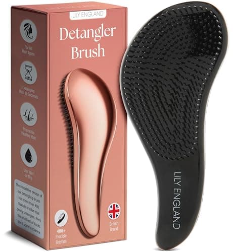 Lily England Rose-Gold Detangler Hair Brush