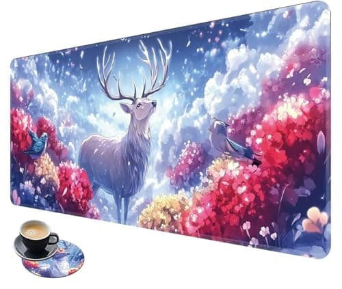 Bwegrhe Deskpad Large Gaming Desk Mat