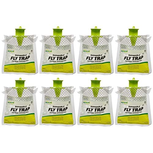 RESCUE! Outdoor Disposable Fly Trap - 8 Traps