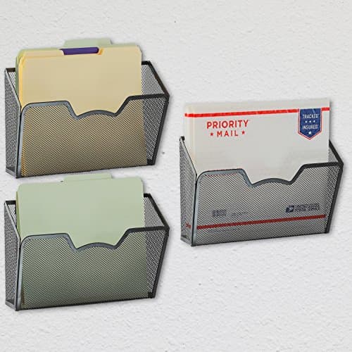 Simple Houseware DO-007 Wall File Organizer 3-Pack