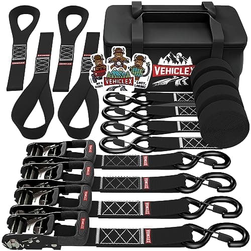 Vehiclex VHX Ratchet Tie-Down Kit 4PK
