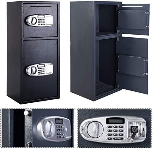 Casartus Double Door Digital Drop Slot Safe