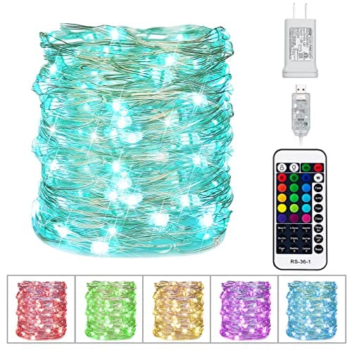 Minetom 33 ft Color Changing Fairy Lights