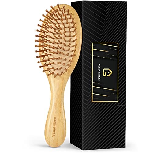GAINWELL Bamboo Bristle Wooden Hair Brush