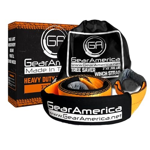 GearAmerica Tree Saver Winch Strap 3'x8'
