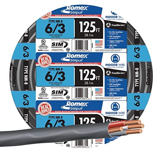 Southwire Romex SIMpull 6/3 NM-B Cable