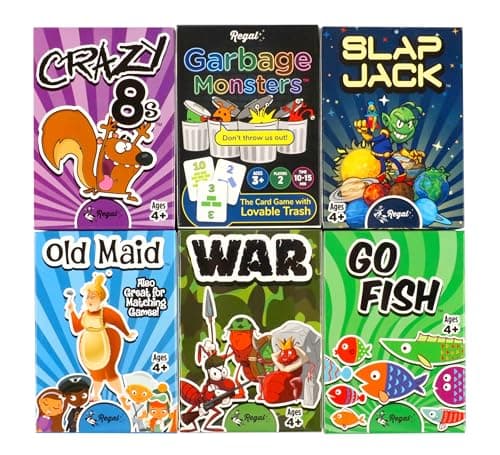 Regal Games 6-Set Kids' Card Games