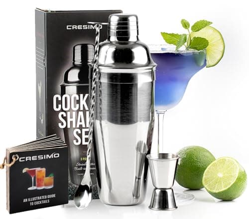 Cresimo 24oz Cocktail Shaker Bar Set