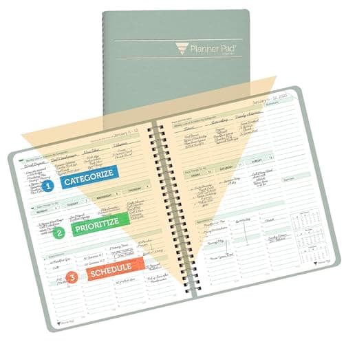 Planner Pad Prsd25 Weekly Organizer 2025