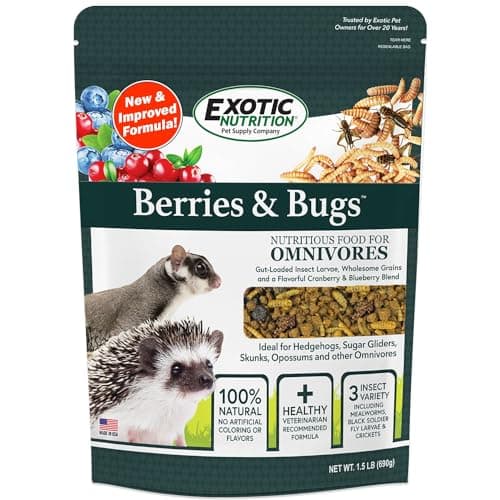 Exotic Nutrition Berries & Bugs Insectivore Diet 1.5 lb