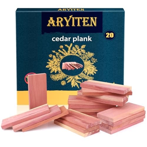 Aryiten 20-Pack Aromatic Cedar Planks for Clothes
