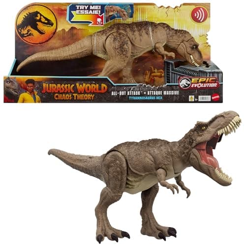 Mattel Jurassic World All-Out Attack T. rex