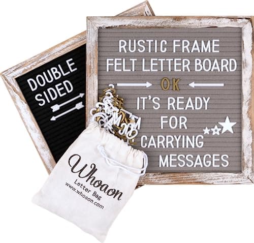 Double-Sided Changeable Letter Boards