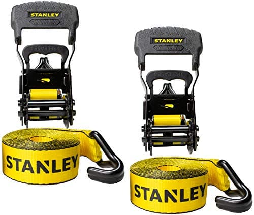 Stanley S1007 Ratchet Tie Down Straps 2-Pack