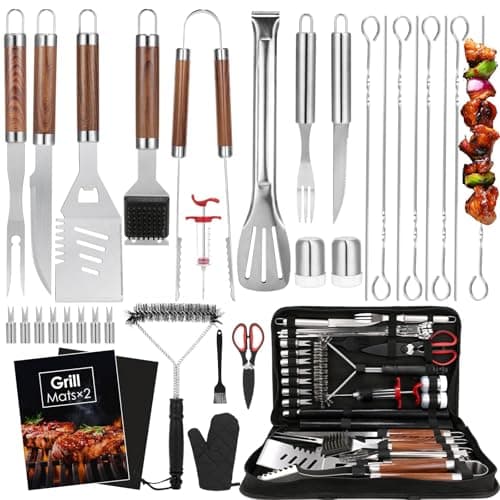 Yoehka 34Pcs BBQ Grilling Accessories Set
