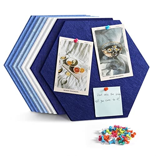Uoisaiko Uoi-MZ Hexagon Felt Bulletin Board Set