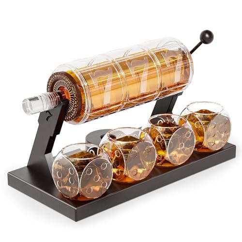 Kollea WGS022 Slot Machine Whiskey Decanter Set
