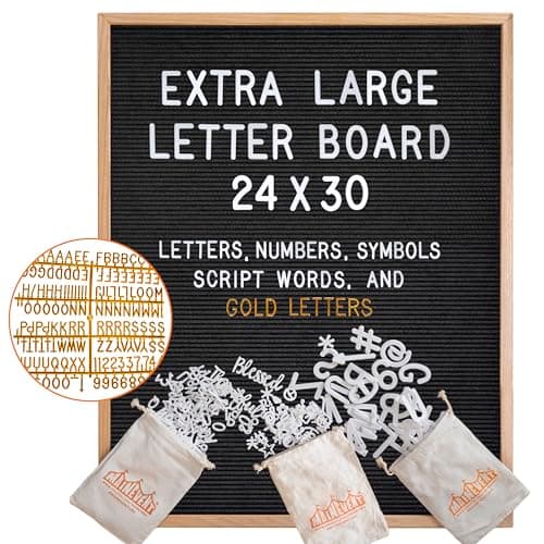 Large Changeable Letter Boards