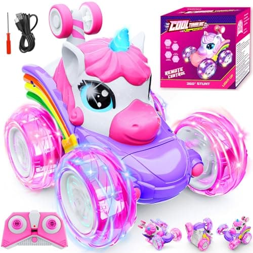 Motivekit LY-018 Unicorn Pink Stunt RC Car