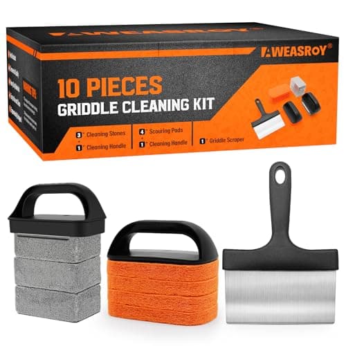 Aweasroy NJ-GC06 10-Piece Griddle Cleaning Kit