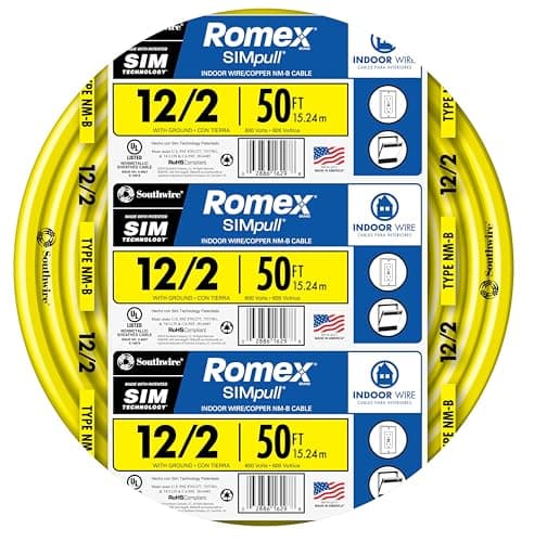 Southwire Romex SIMpull Indoor Cable 12/2
