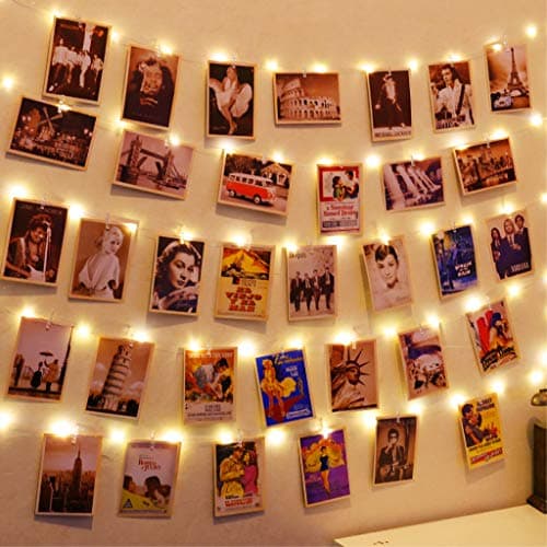 HXWEIYE 120 LED Photo Clip String Lights