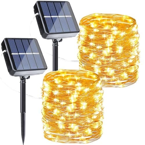 Joomer 80FT 240LED Solar Fairy String Lights