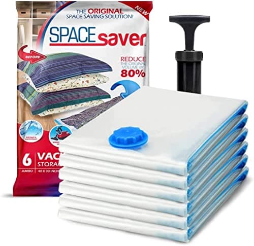 Spacesaver 6-Pack Jumbo Vacuum Storage Bags SSJ4030