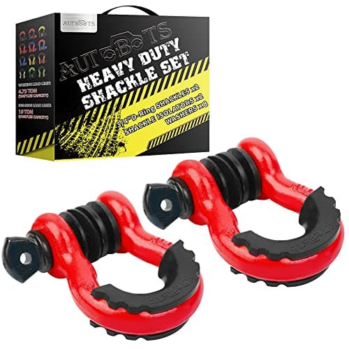 Autobots 3/4' D-Ring Shackles 2-Pack