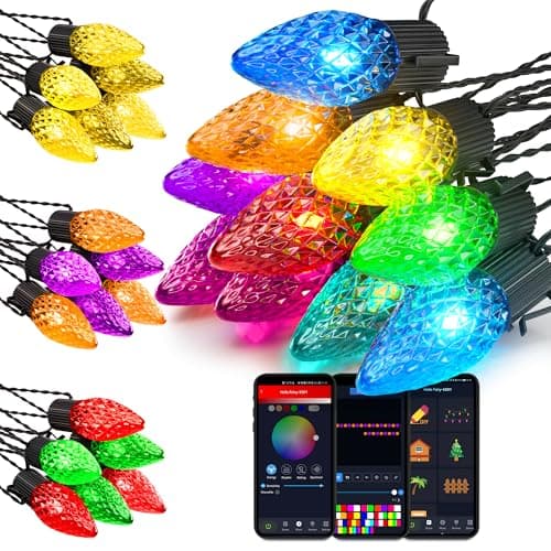 Letaclanic 115FT 150 LED Smart C9 String Lights
