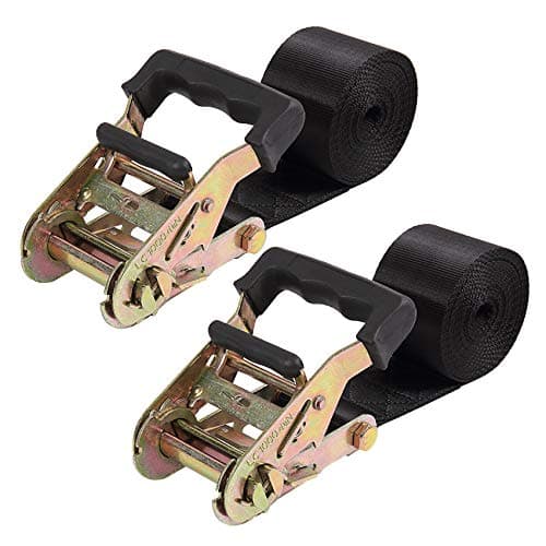 Ayaport Heavy-Duty Ratchet Tie Down Straps 2-Pack