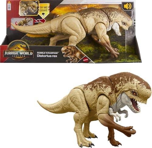 Mattel Jurassic World Rebirth Distortus Rex Action Figure