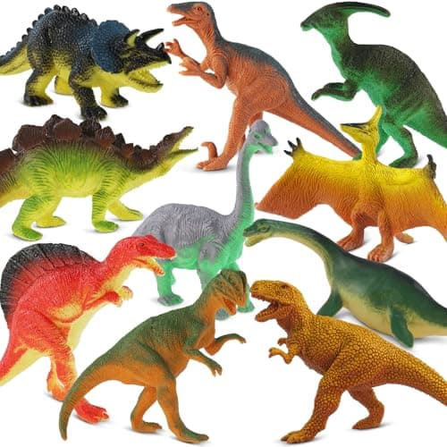 Zippytots BT009 10 PCS Dinosaur Figure Set