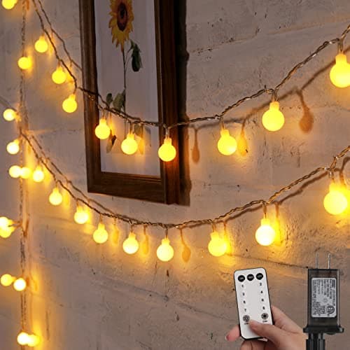 Minetom 100L Globe String Lights Warm White