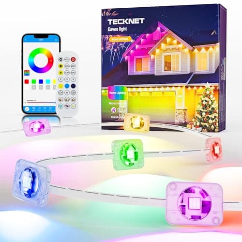 Tecknet 100FT Music Sync Outdoor String Lights