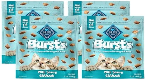 Blue Buffalo Bursts Seafood Cat Treats 5-oz