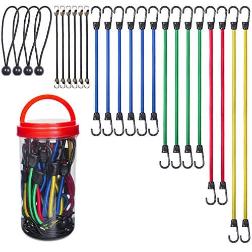 Efficere 24-Piece Premium Bungee Cord Assortment