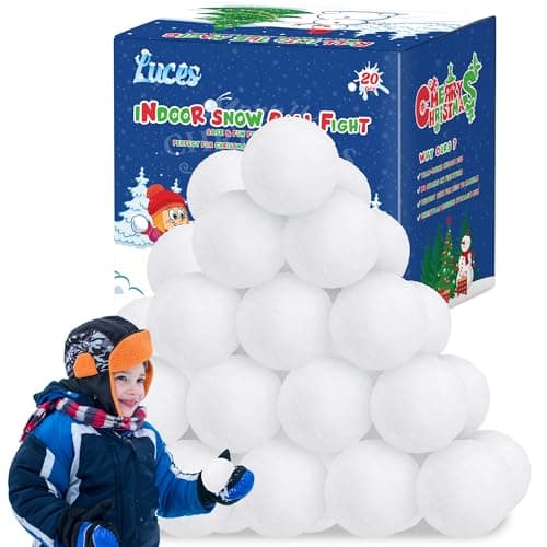 Luces 20 PCS Indoor Snowballs Fight Set