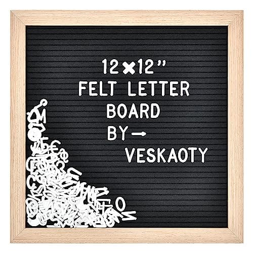 Veskaoty PL-GW-12B Felt Letter Board