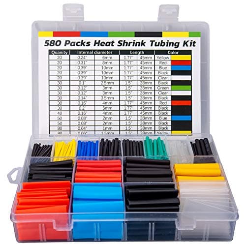 Ashiner Heat Shrink Tubing Kit 580Pcs