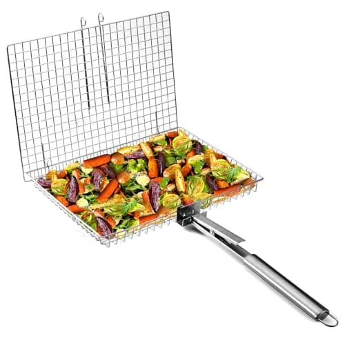 RTT Extra Large Detachable Handle Grill Basket