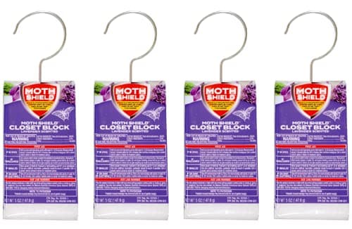Moth Shield 4 Pk Lavender Closet Block