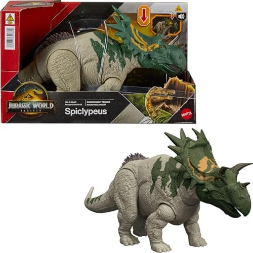 Mattel Jurassic World Wild Roar Spiclypeus Toy