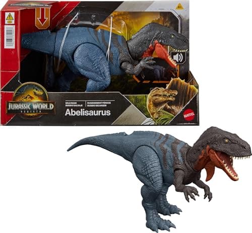 Mattel Jurassic World Rebirth Wild Roar Abelisaurus