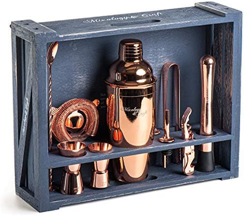 Mixology & Craft Copper 11-Piece Bartender Kit