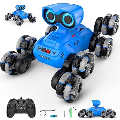 Lnnkine YT6639 Blue 8WD Stunt Robot RC Car