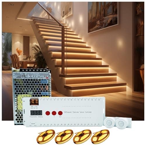 Autuneer 16-Stair Motion Sensor LED Step Lights