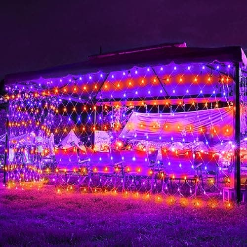 Weillsnow 198 LED Halloween Net Lights